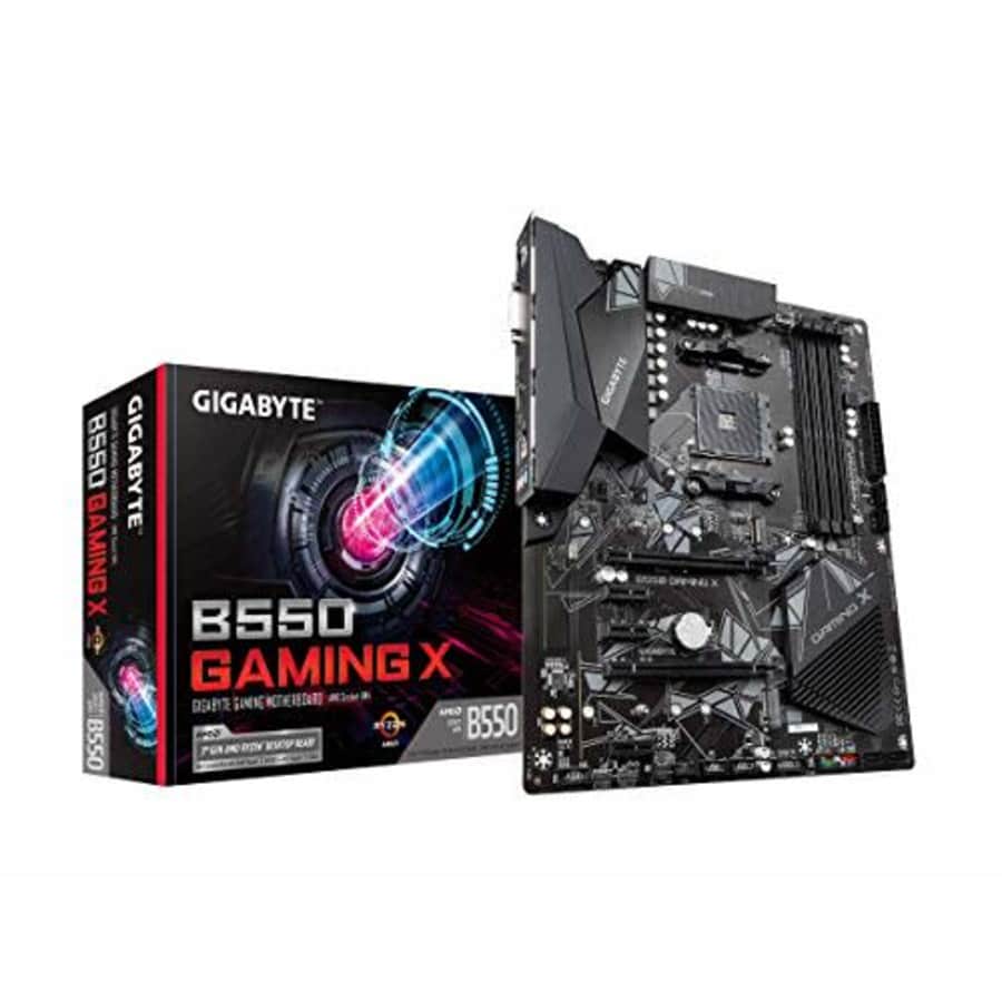 GIGABYTE B550 Gaming X (AM4 AMD/B550/ATX/Dual M.2/SATA 6Gb/s/USB 3.2 Gen 2/PCIe 4.0/HDMI/DVI/USB for $130