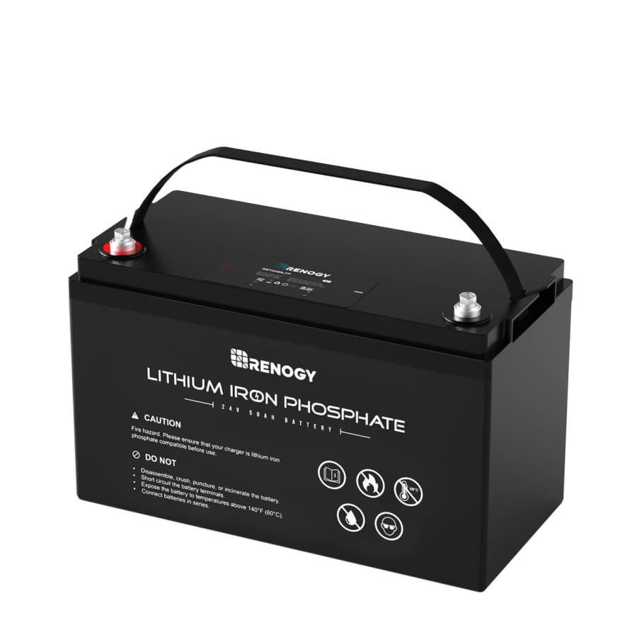 Renogy 24V 50Ah Lithium Iron Phosphate Battery for $520 Renogy 24V 50Ah Lithium Iron Phosphate Battery for $520