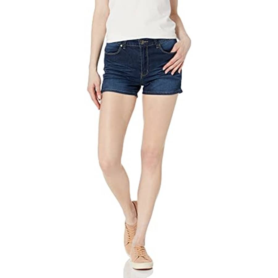 V.I.P. JEANS Women's Super Cute Jeans Shorts Acid, Whisker Washed, 11 for $23