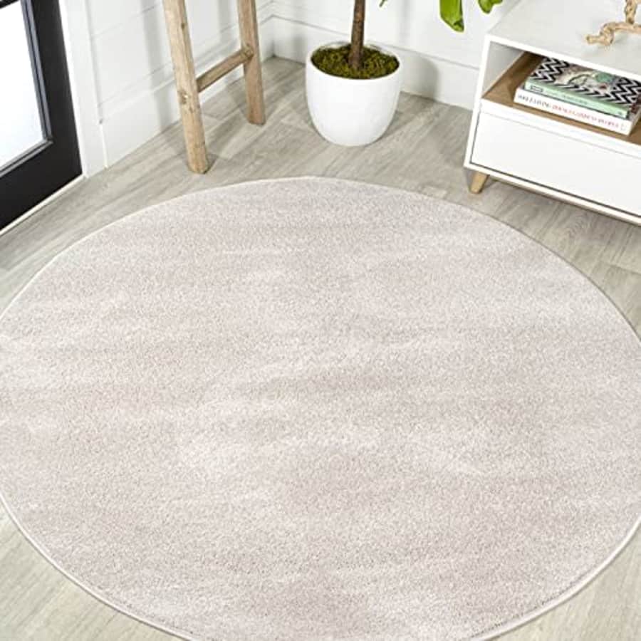 JONATHAN Y SEU100D-4R Haze Solid Low-Pile Indoor Area Rug, Coastal, Bohemian, Minimalist, Classic, for $38 JONATHAN Y SEU100D-4R Haze Solid Low-Pile Indoor Area Rug, Coastal, Bohemian, Minimalist, Classic, for $38