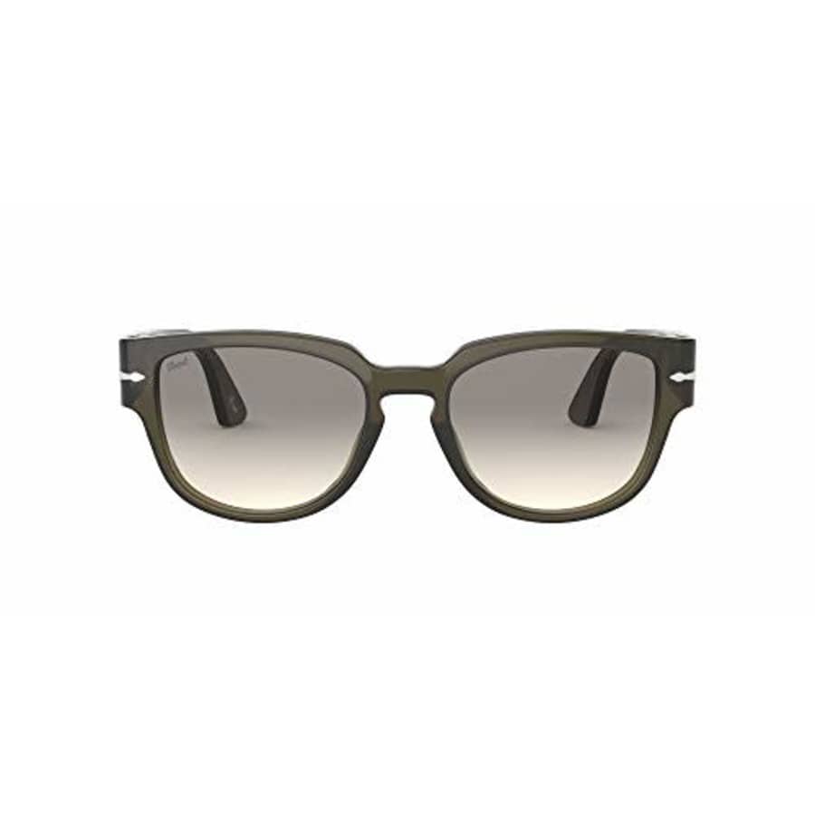 Persol PO3231S Square Sunglasses, Opal Smoke/Gradient Grey, 54 mm for $170