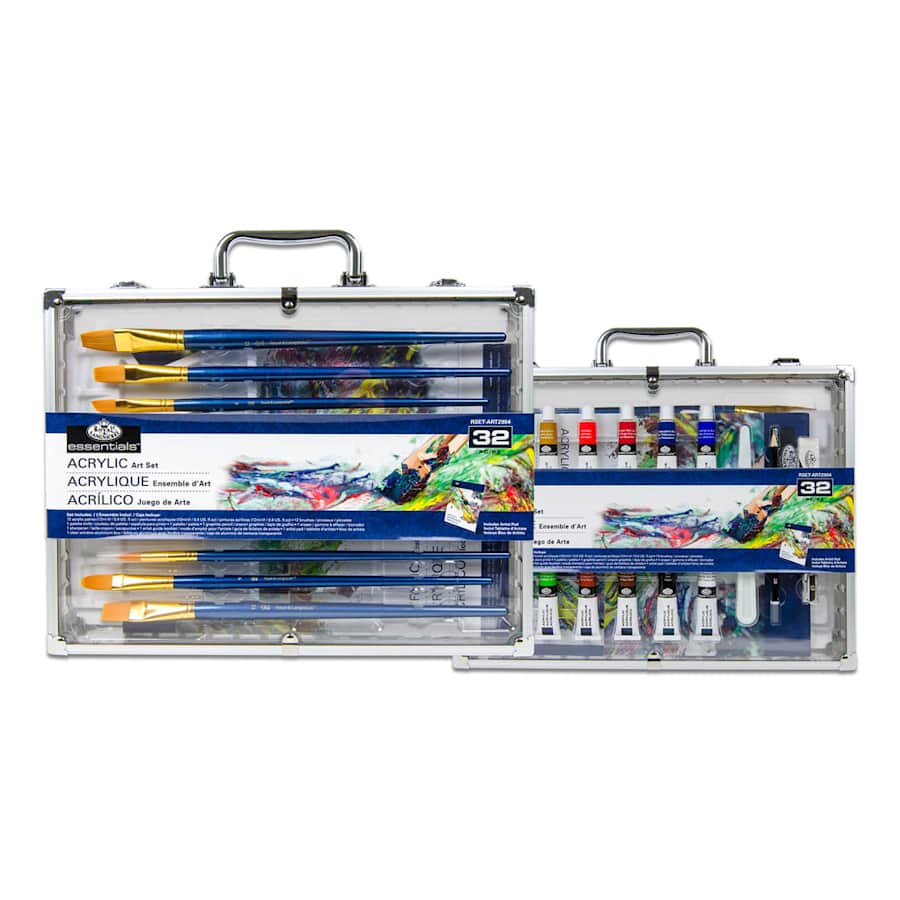 Royal & Langnickel Essentials 32-Piece Acrylic Art Set for $16 Royal & Langnickel Essentials 32-Piece Acrylic Art Set for $16