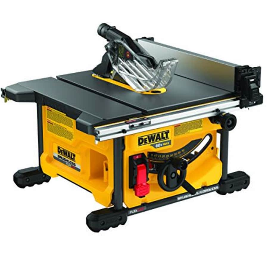 DEWALT FLEXVOLT 60V MAX Table Saw, 8-1/4-Inch, Tool Only (DCS7485B) for $379 DEWALT FLEXVOLT 60V MAX Table Saw, 8-1/4-Inch, Tool Only (DCS7485B) for $379