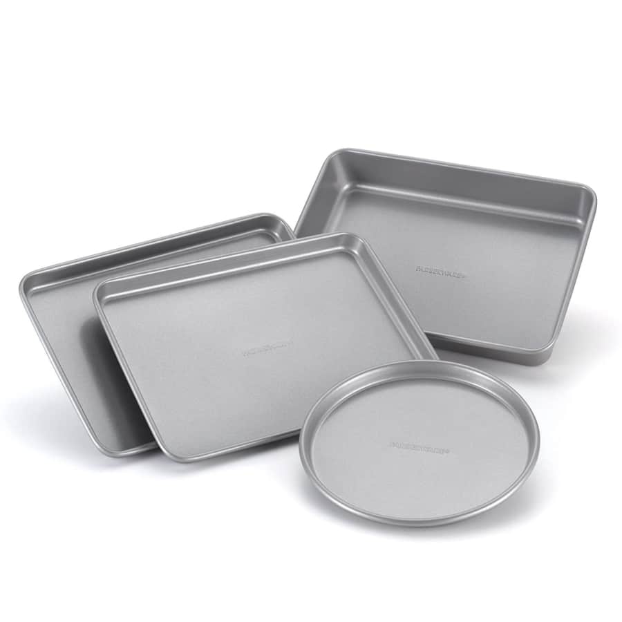 Farberware Bakeware 4-Piece Nonstick Toaster Oven Pan Set for $16 Farberware Bakeware 4-Piece Nonstick Toaster Oven Pan Set for $16
