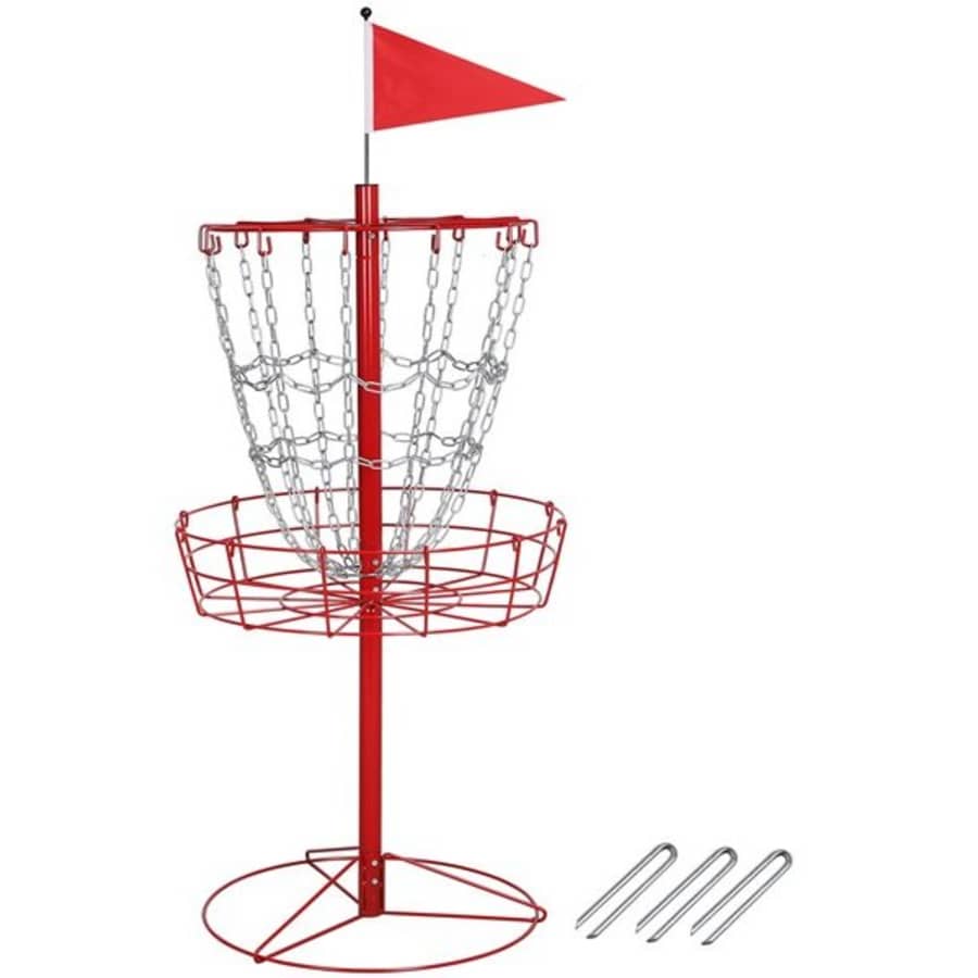 SmileMart 12-Chain Disc Golf Basket for $60