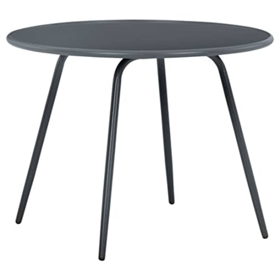 Signature Design by Ashley Outdoor Palm Bliss Round Patio Dining Table, Gray for $53 Signature Design by Ashley Outdoor Palm Bliss Round Patio Dining Table, Gray for $53