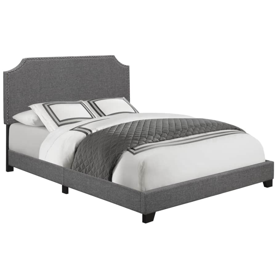 Pulaski Furniture Clipped Corner Upholstered King Bed for $193 Pulaski Furniture Clipped Corner Upholstered King Bed for $193