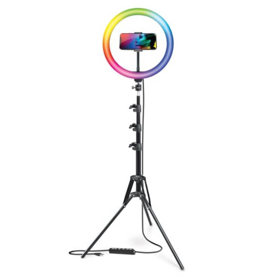 Bower 12" RGB Ring Light Studio Kit for $17 Bower 12" RGB Ring Light Studio Kit for $17