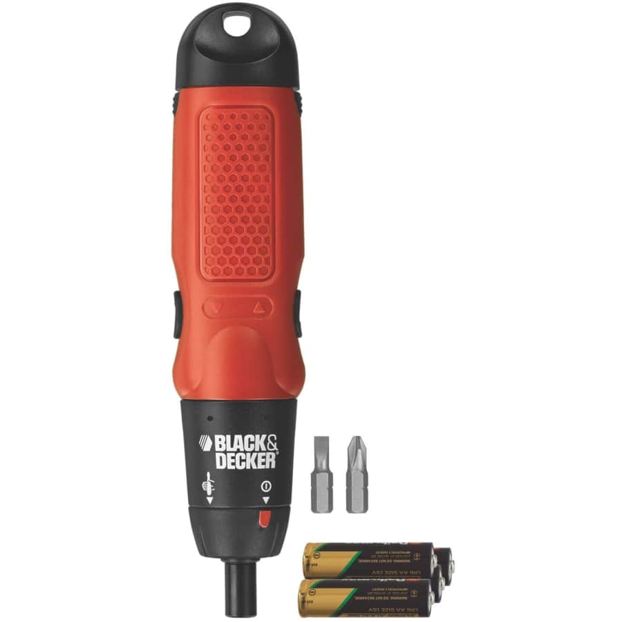 Black+Decker Black + Decker Cordless Screwdriver for $18