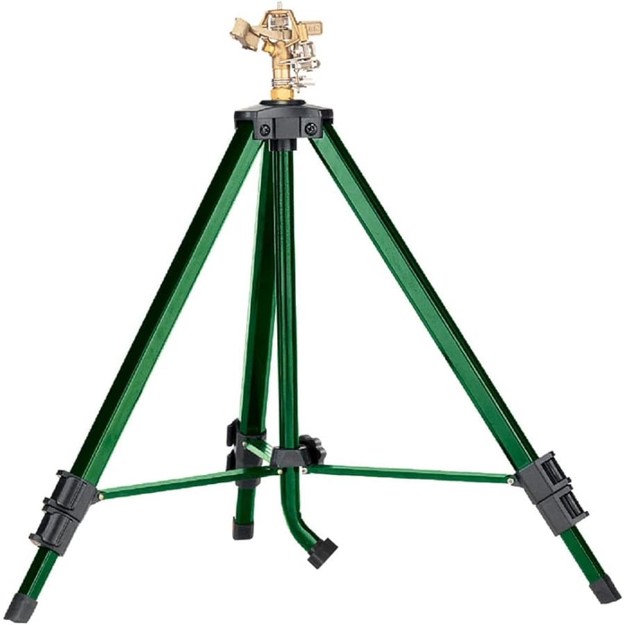 Orbit Brass Impact Sprinkler w/ Tripod Base for $45 Orbit Brass Impact Sprinkler w/ Tripod Base for $45