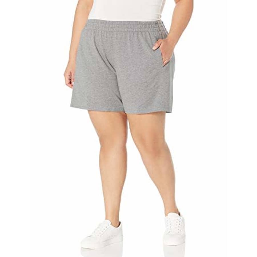Norma Kamali Women's Shorts, Medium Heather Grey/Reflective, XL/38 for $12