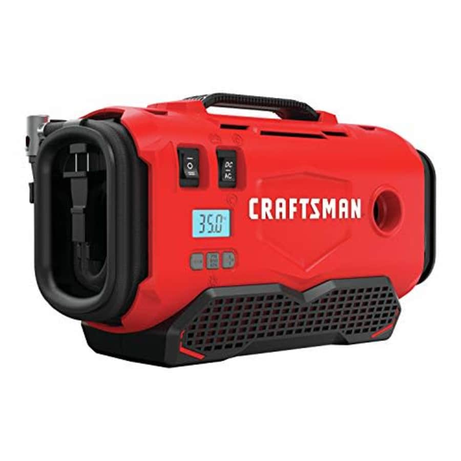 CRAFTSMAN V20 Inflator, Tool Only (CMCE520B),Red for $72 CRAFTSMAN V20 Inflator, Tool Only (CMCE520B),Red for $72