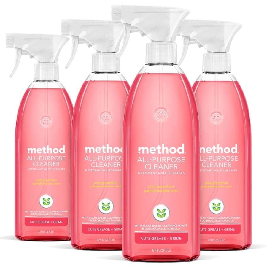 Method 28-oz. All-Purpose Cleaner 4-Pack for $17 Method 28-oz. All-Purpose Cleaner 4-Pack for $17