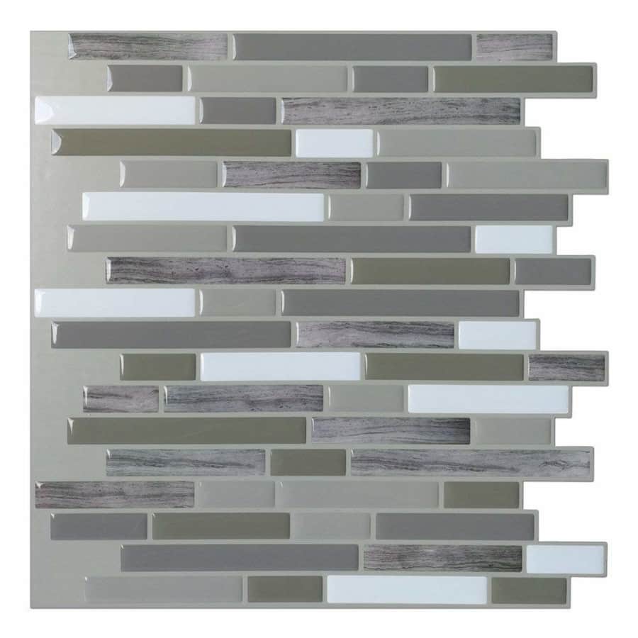 Art3d Long Stone Design 12" x 12" Peel and Stick Vinyl Tile 6-Pack for $25 Art3d Long Stone Design 12" x 12" Peel and Stick Vinyl Tile 6-Pack for $25