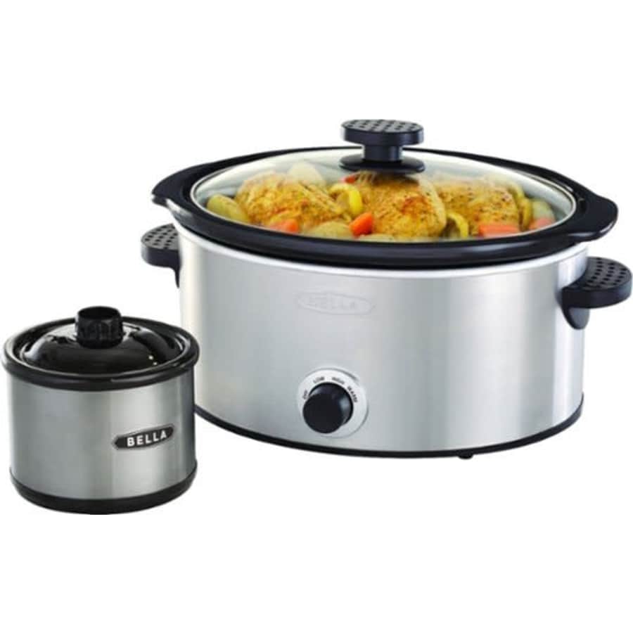Bella 5-Quart Slow Cooker w/ Dipper for $20