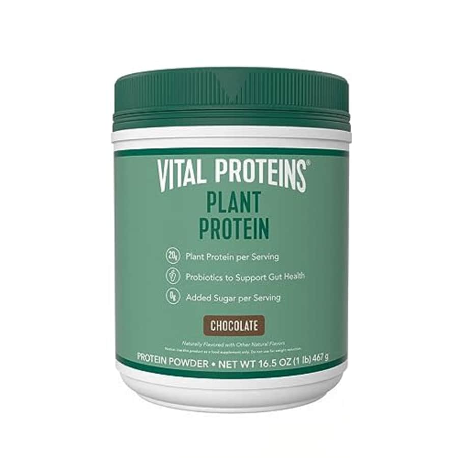 Vital Proteins Vegan Protein Powder 20g Plant Based Protein with Chickpea 1B CFU Probiotic for Gut for $30