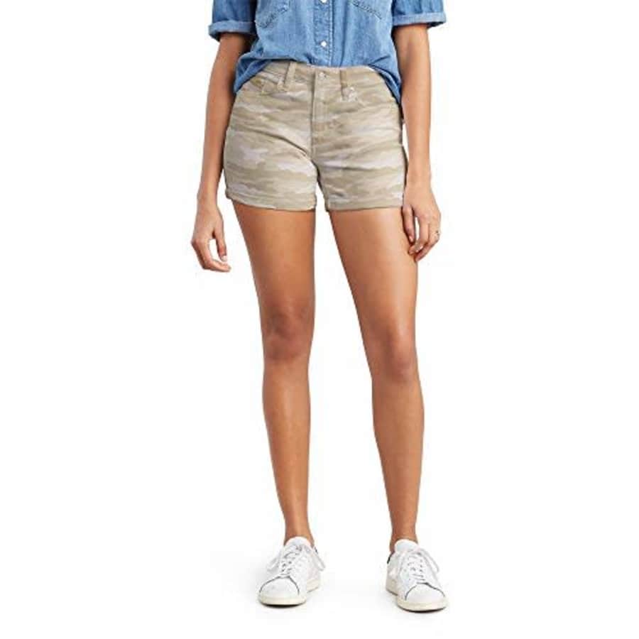 Levi's Women's Mid Length Shorts, Tamburitza Camo, 31 (US 12) for $9 Levi's Women's Mid Length Shorts, Tamburitza Camo, 31 (US 12) for $9