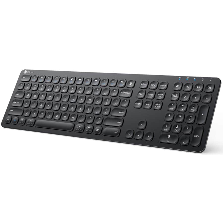 iClever Bluetooth 5.1 Multi-Device Keyboard for $13 iClever Bluetooth 5.1 Multi-Device Keyboard for $13