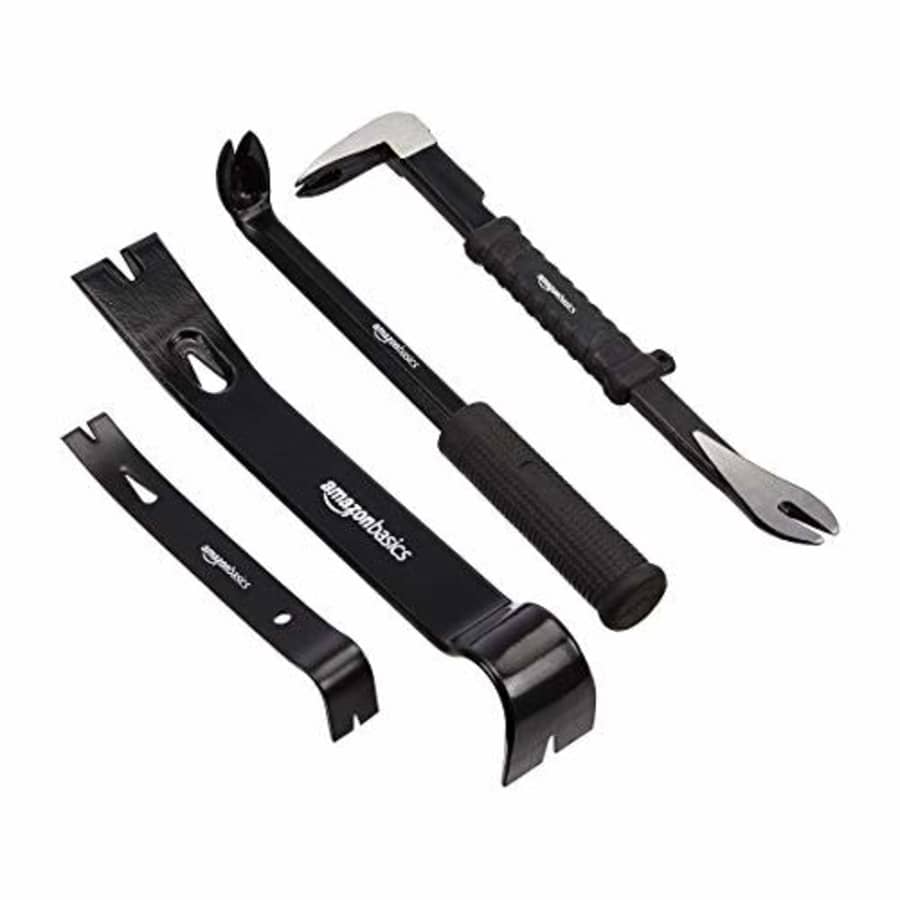 Amazon Basics Pry Bar/Nail Puller Set - 4-Piece for $18 Amazon Basics Pry Bar/Nail Puller Set - 4-Piece for $18