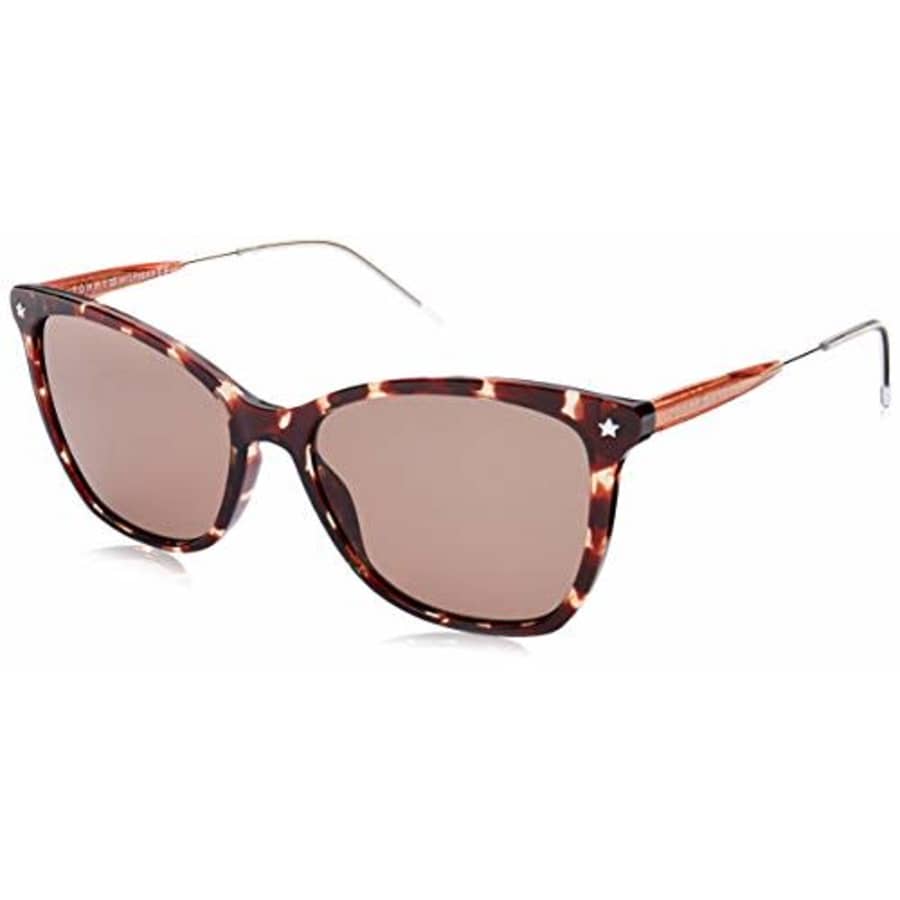 Tommy Hilfiger Women's TH1647/S Cat-Eye Sunglasses, Dark Havana, 54 mm for $40