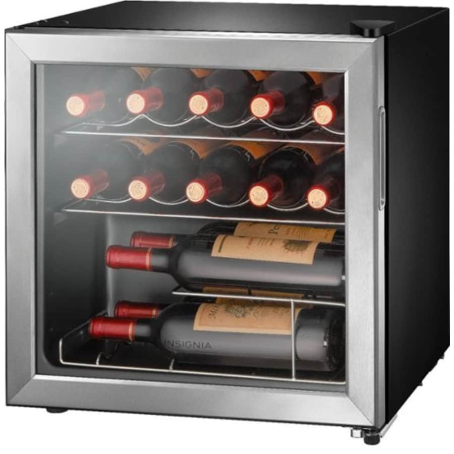 Insignia 14-Bottle Wine Cooler for $120 Insignia 14-Bottle Wine Cooler for $120