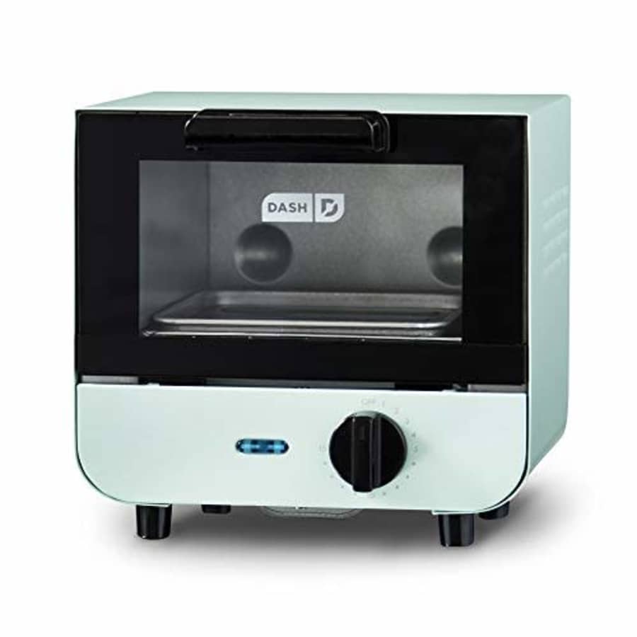 Dash DMTO100GBAQ04 Mini Toaster Oven Cooker for Bread, Bagels, Cookies, Pizza, Paninis & More with for $34