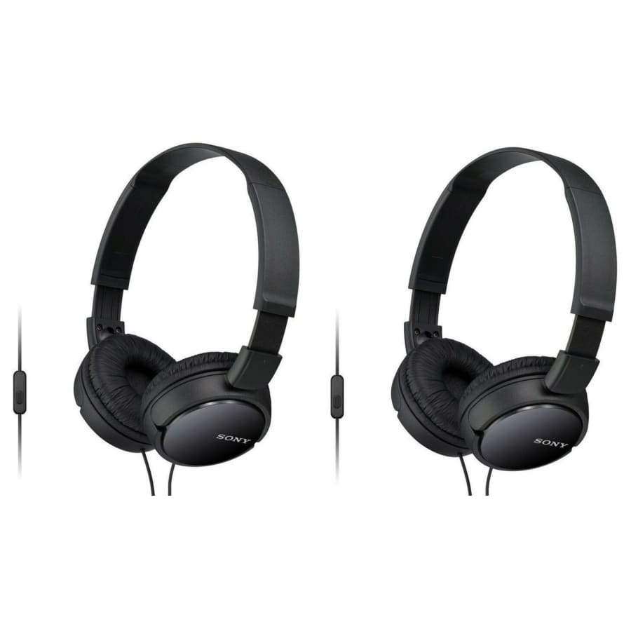 Sony Extra Bass Headphones w/ Microphone 2-Pack for $25