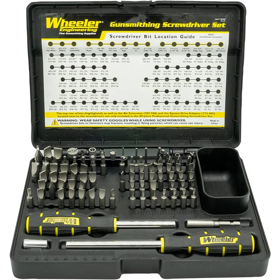 Wheeler Engineering Gunsmithing Screwdriver Set for $72 Wheeler Engineering Gunsmithing Screwdriver Set for $72