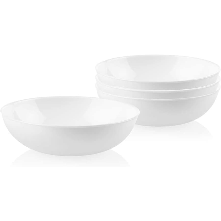 Corelle 46-Oz. Chip Resistant Meal Bowl 4-Pack for $35 Corelle 46-Oz. Chip Resistant Meal Bowl 4-Pack for $35