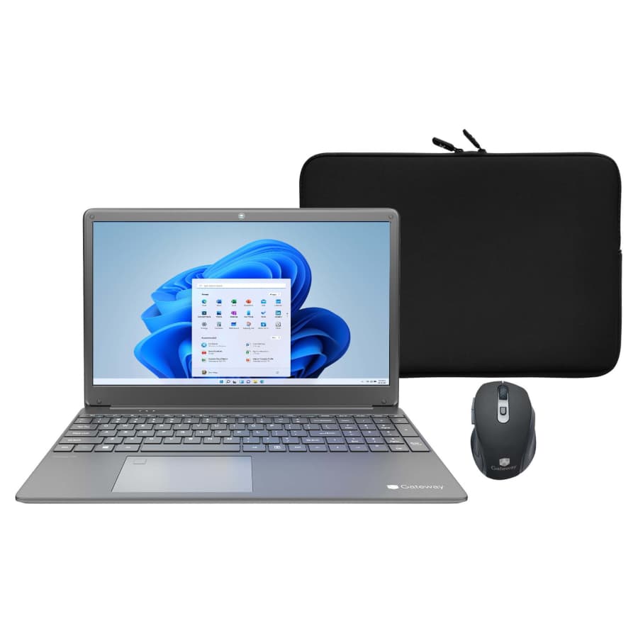 Gateway 11th-Gen. i3 15.6" Laptop w/ Case & Wireless Mouse for $379