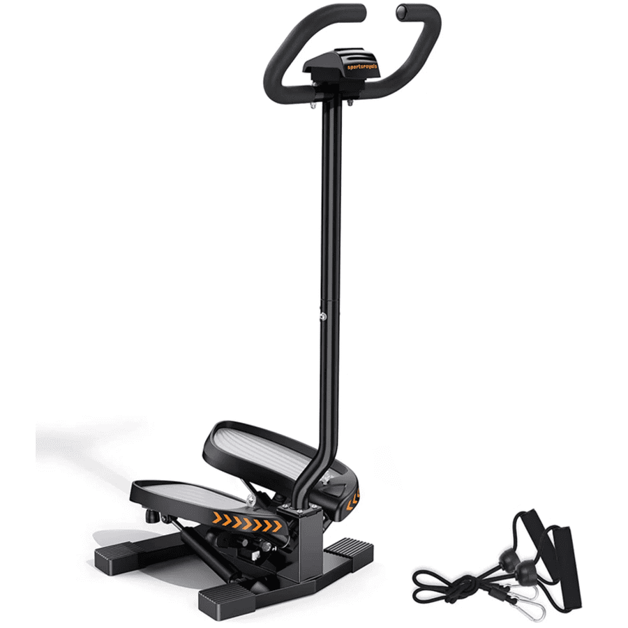 Upgo Stair Stepper w/ Handlebar & Resistance Band for $114 Upgo Stair Stepper w/ Handlebar & Resistance Band for $114