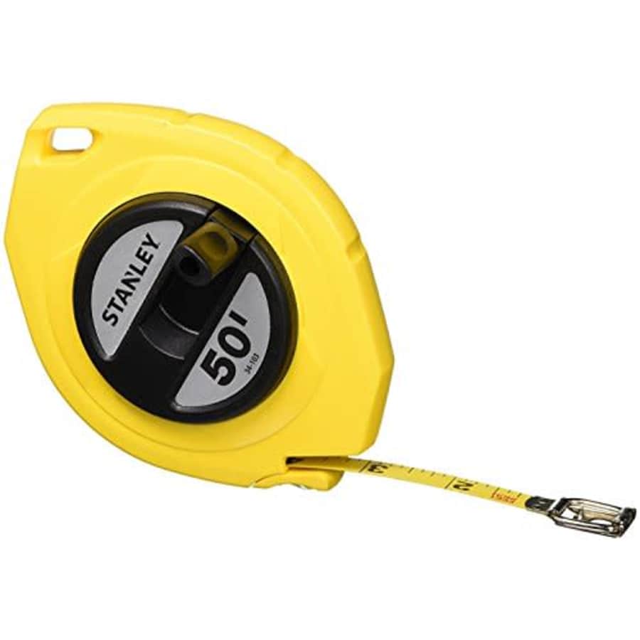 Stanley Tools Stanley Hand Tools 34-103 3/8" X 50' High Visibility Tape Measure Reels for $15