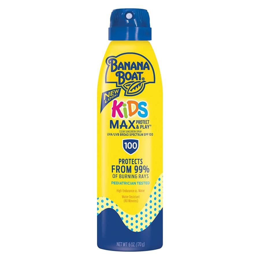 Banana Boat SPF 100 UltraMist Kids MAX Protect & Play 6-oz. Spray Sunscreen for $11