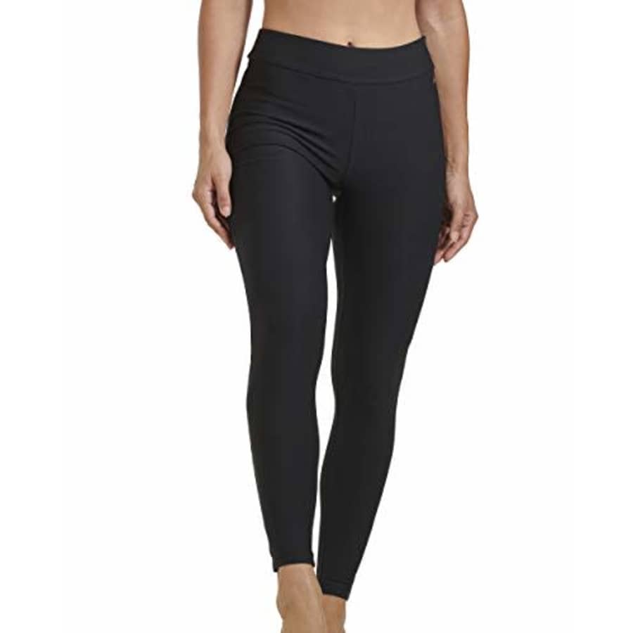 Spalding Women's Activewear Polyester Ankle Legging, Regular or Plus Size, Black, 2X for $29
