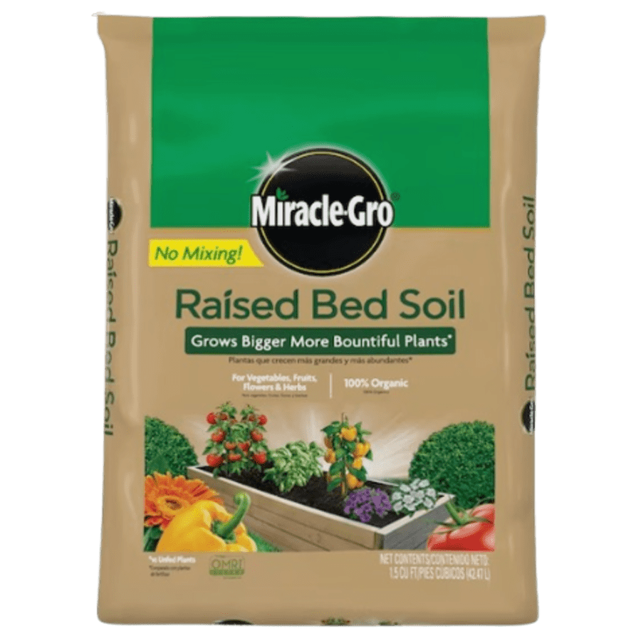 Miracle-Gro 1.5-Cu. Ft. Organic Raised Bed Soil for $8 Miracle-Gro 1.5-Cu. Ft. Organic Raised Bed Soil for $8