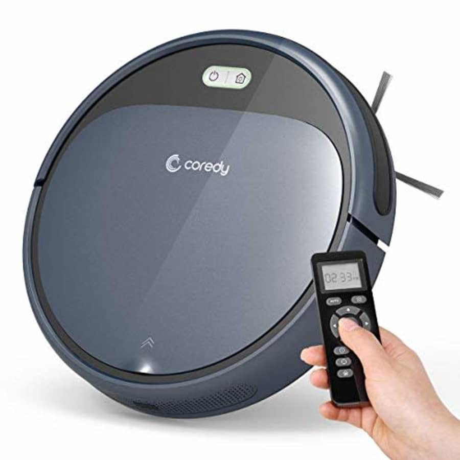 Coredy Robot Vacuum Cleaner, 1400Pa Super-Strong Suction, Ultra Slim, Automatic Self-Charging for $189