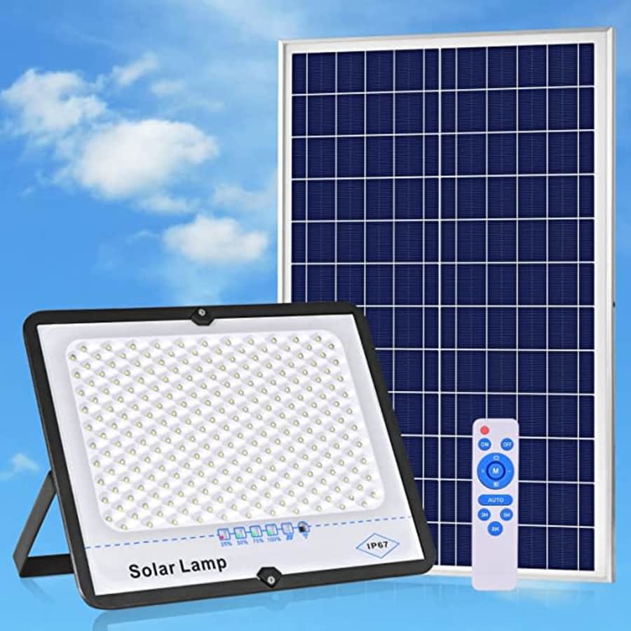 Wywna 14" Solar Flood Lights for $60