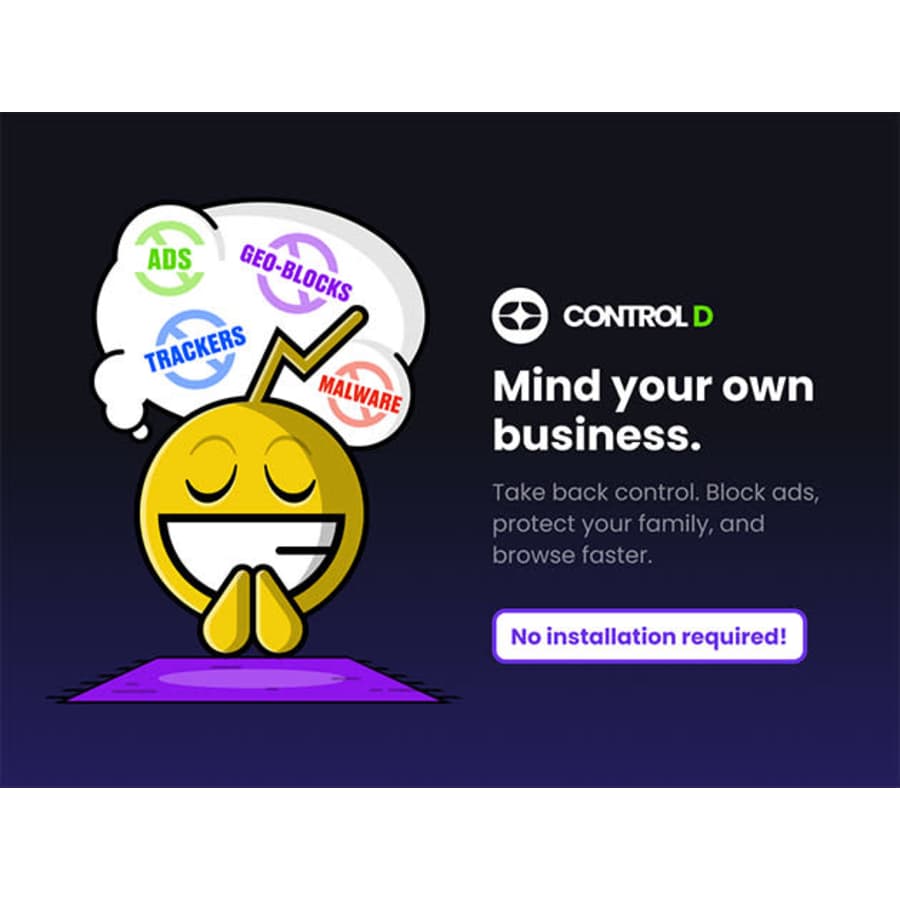 Control D Some Control Plan 5-Year Subscription: $34.97