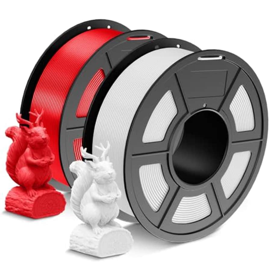 SUNLU 2kg PLA 3D Printer Filament PLA Filament 1.75mm, Neatly Wound PLA 3D Printing Filament for $18
