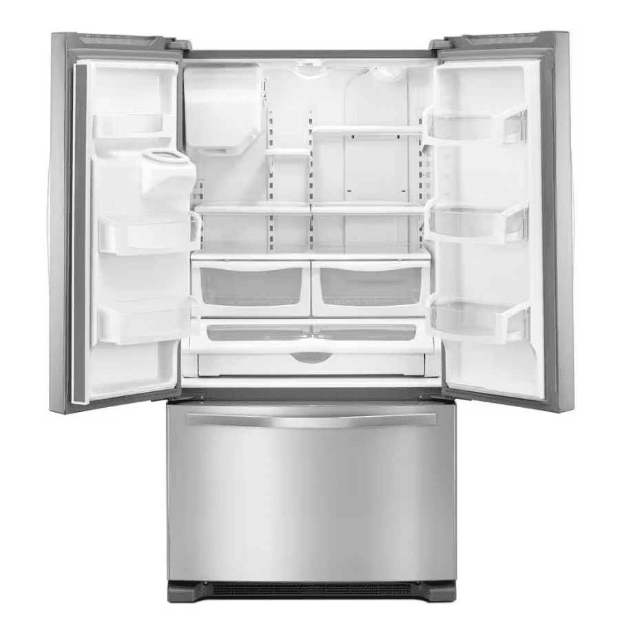 Whirlpool 25-Cubic Foot French Door Refrigerator for $1,598 in cart Whirlpool 25-Cubic Foot French Door Refrigerator for $1,598 in cart