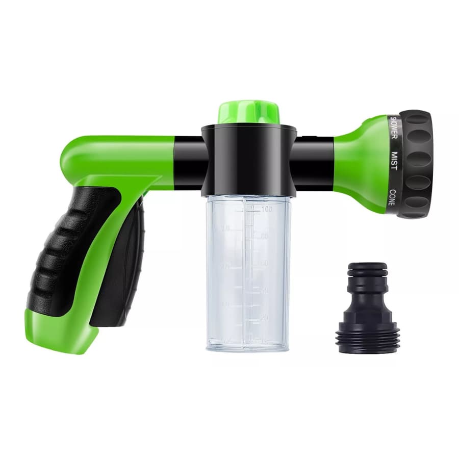 8-in-1 Car Wash Garden Hose Foam Gun for $11 8-in-1 Car Wash Garden Hose Foam Gun for $11