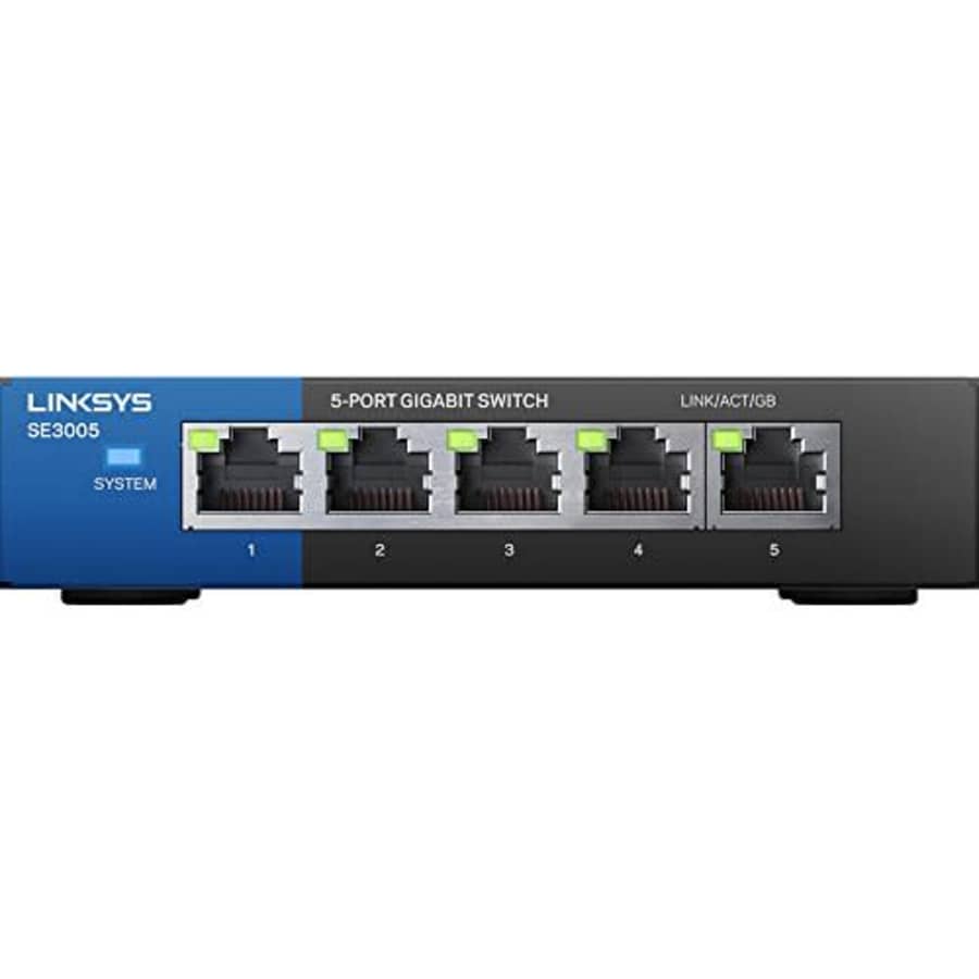 Linksys SE3005 5-Port Gigabit Ethernet Switch for $29 Linksys SE3005 5-Port Gigabit Ethernet Switch for $29