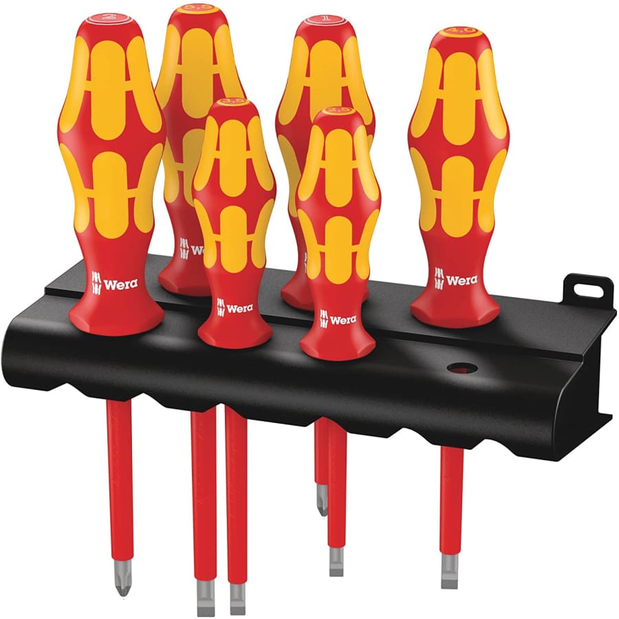 Wera Kraftform Plus 160i/6 Insulated Professional Screwdriver Set for $35