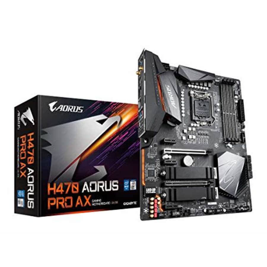Gigabyte H470 AORUS PRO AX (LGA1200/INTEL/H470/ATX/SATA 6Gb/s/USB3.2 Gen 2/WiFi 6/2.5 GbE for $250