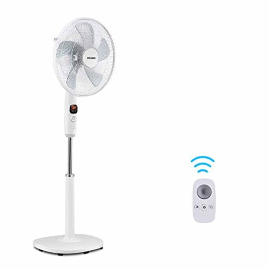 Pelonis Silent Turbo Standing Adjustable Fan for $80