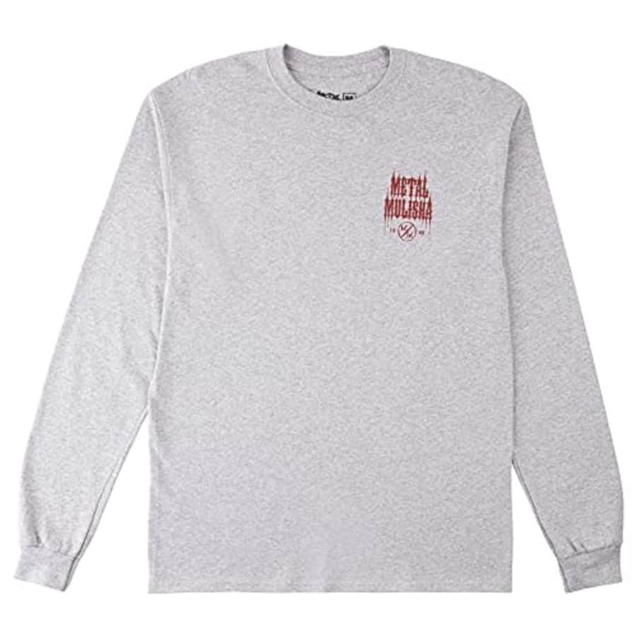 Metal Mulisha Men's Arise Long Sleeve T-Shirt, Athletic Heather, 2X Large for $32