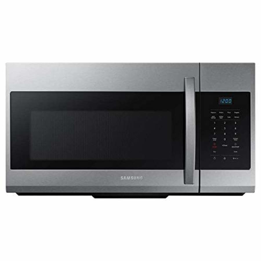 Samsung 1.7 Cu. Ft. Fingerprint Resistant Stainless Steel Over-The-Range Microwave for $249