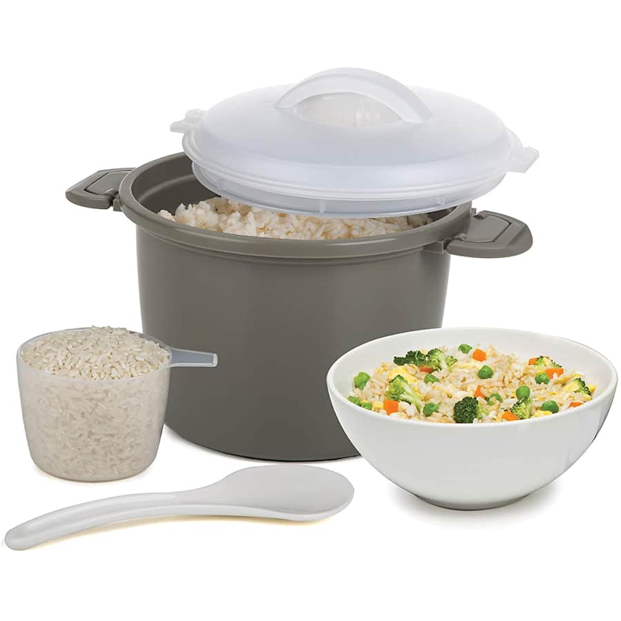 Progressive International 4-Piece Microwave Rice Cooker Set for $6 Progressive International 4-Piece Microwave Rice Cooker Set for $6
