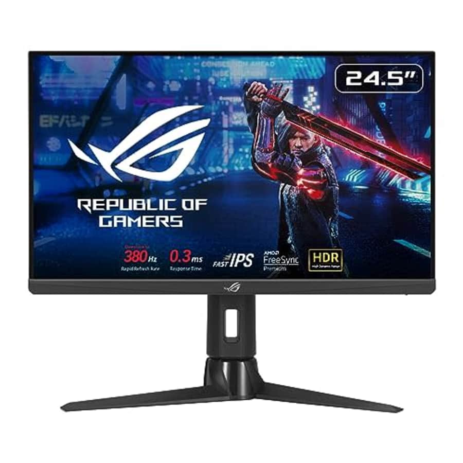 ASUS ROG Strix 380Hz 25 (24.5-inch viewable) 1080P HDR Esports Gaming Monitor (XG259QN) - 0.3ms, for $249