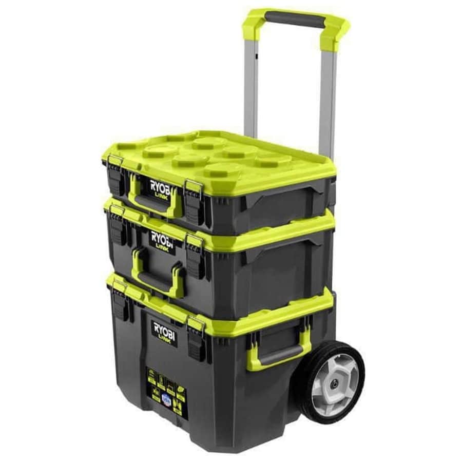 Ryobi Link Rolling Tool Box w/ Link Medium Tool Box & Link Standard Tool Box for $179
